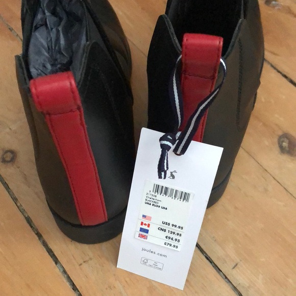 NWT Joules Cheltenham black boots, size 8 - Picture 2 of 6